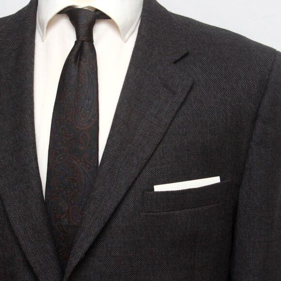 JOS A BANK Men's Blazer Sportcoat Jacket 44L Wool Charcoal‎ D080472 - Picture 5 of 12